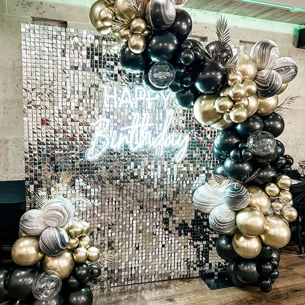 Silver Sequin Wall Backdrop Pa - Sequin Fabric Panel avis et prix