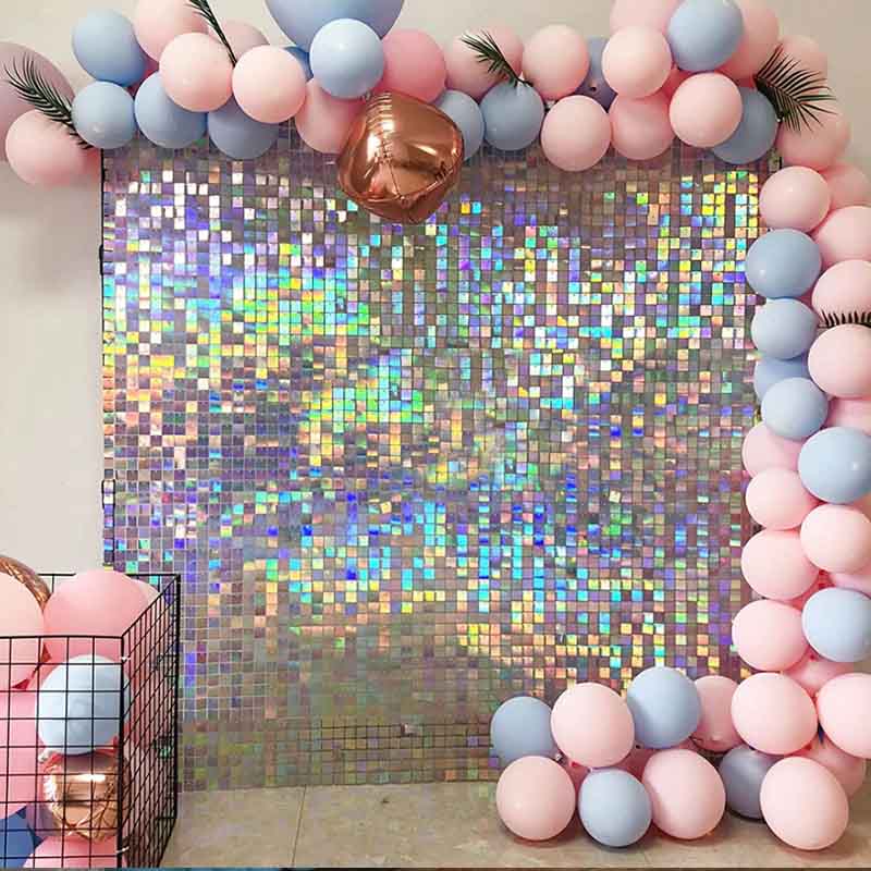 90x180cm Shimmer Wall Backdrop - Sequin Fabric Panel avis et prix