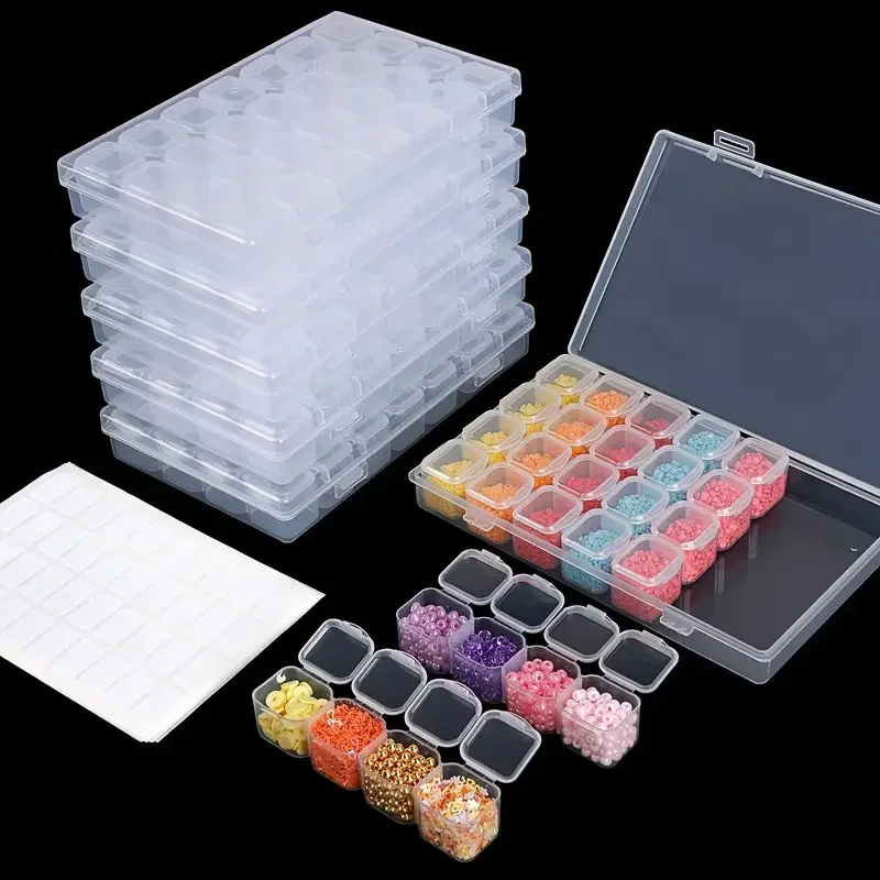 28 grid diamond painting tool  - Craft Embellishment Storage avis et prix