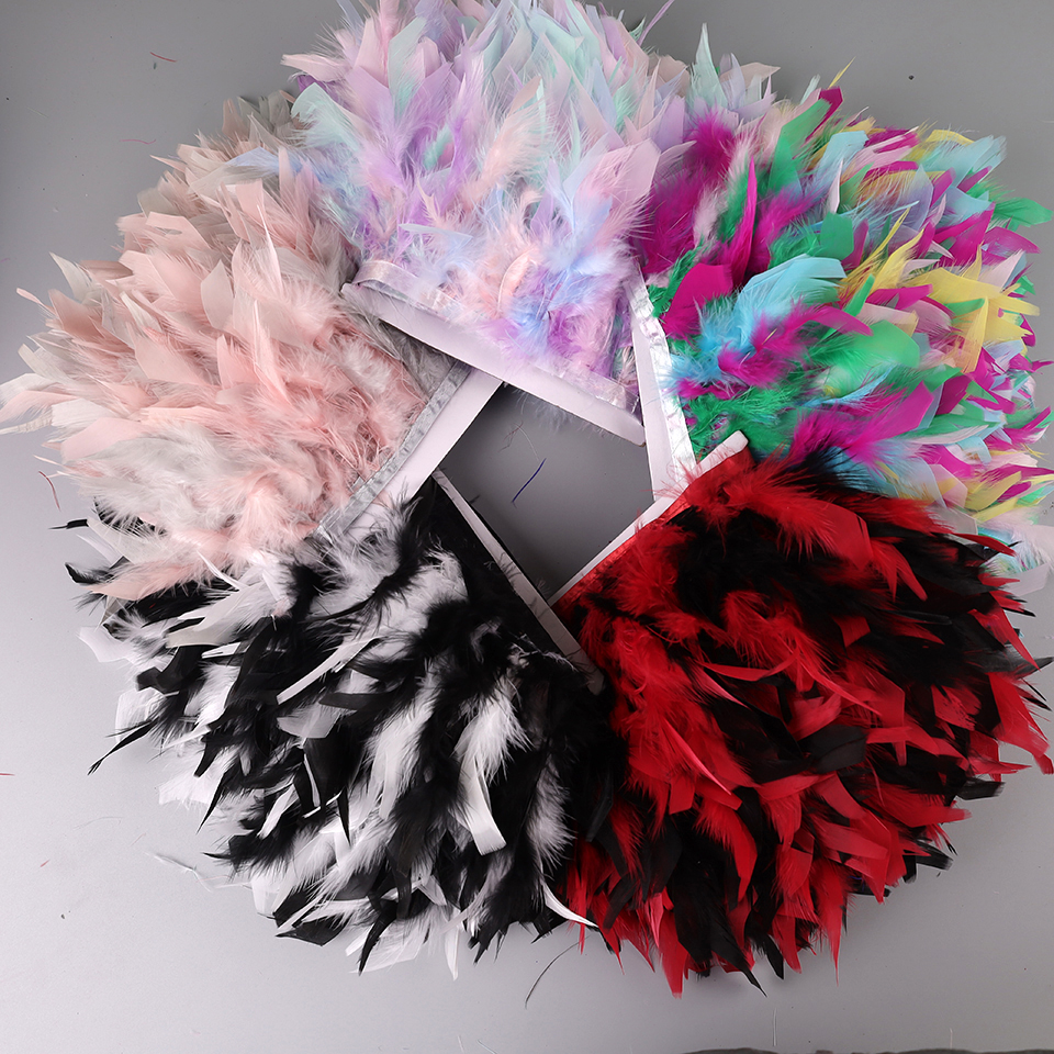 10-15cm Marabou Feathers Trim  - Feather Trim Marabou avis et prix
