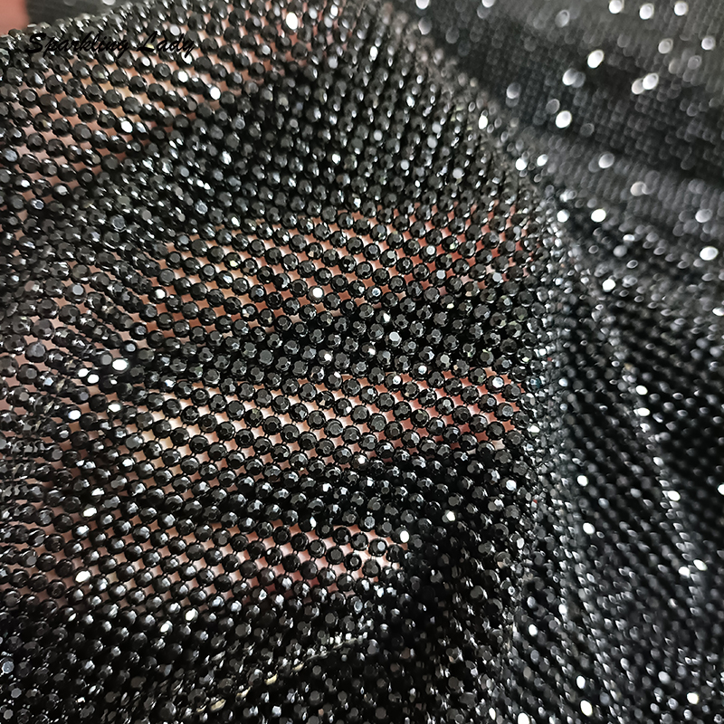2MM Silver Crystal Mesh Fabric - Crystal Mesh Fabric avis et prix