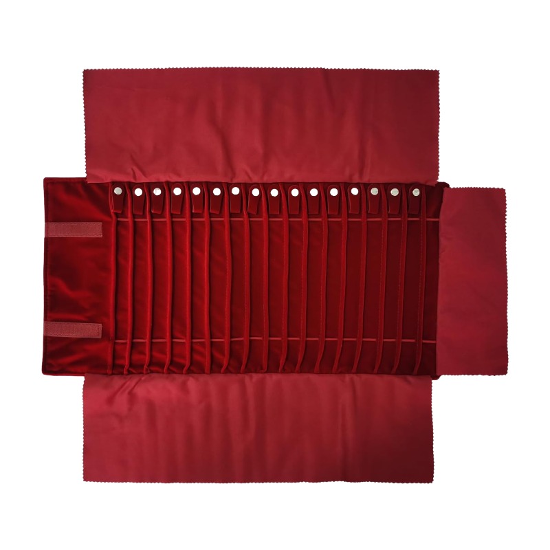 Travel Jewelry Organizer Case  - Velvet Ribbon Roll avis et prix