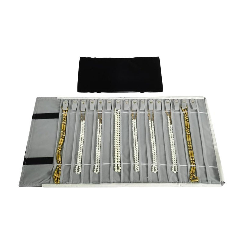 Travel Jewelry Organizer Case  - Velvet Ribbon Roll avis et prix