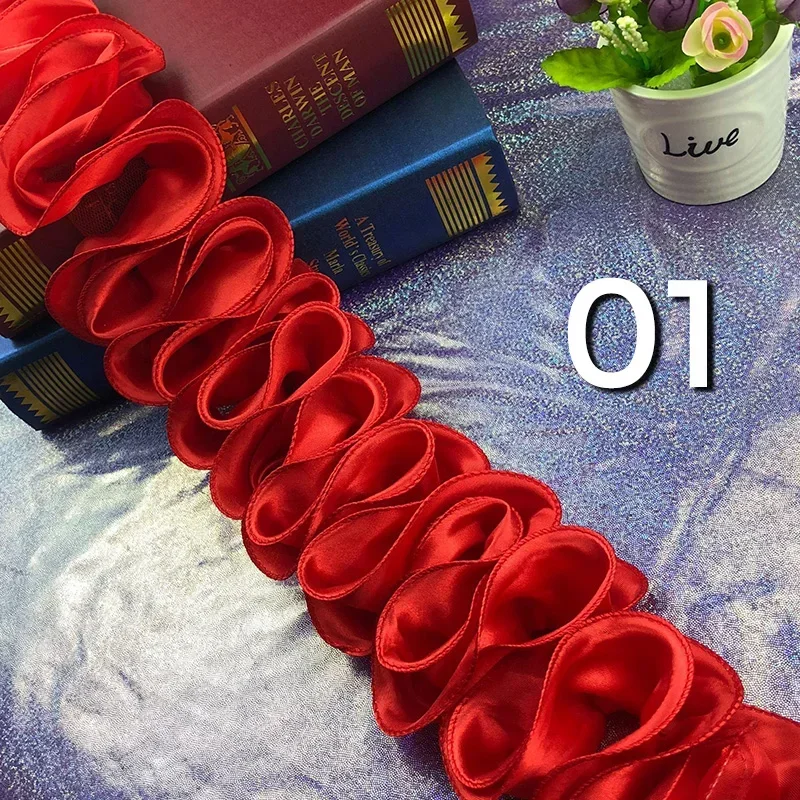 5Yards Pleated Ruffled Trim Sh - Fringe Ribbon Sewing avis et prix