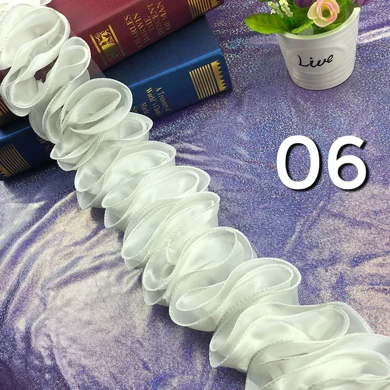 5Yards Pleated Ruffled Trim Sh - Fringe Ribbon Sewing avis et prix